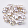 Natural Cultured Freshwater Pearl Pendants BSHE-N008-01A-1