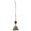 Iron Bell Pendant Decorations HJEW-JM02175-4