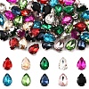 80Pcs 10 Colors Sew on Rhinestone RGLA-FS0001-17-1