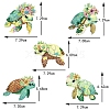 DIY Diamond Painting Turtle Keychain Kit PW-WGA1302-01-3