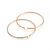 201 Stainless Steel Big Hoop Earrings LS-EJEW-A052-20D-G-2