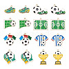 32Pcs 8 Styles Alloy Enamel Pendants ENAM-TA0003-82-2