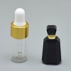 Faceted Synthetic Blue Goldstone Openable Perfume Bottle Pendants G-E556-04D-1