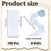 50Pcs Rectangle Blank White Paper Gift Tags CDIS-WH0021-059C-3