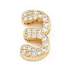 Brass Micro Pave Cubic Zirconia Pendants KK-B167-22G-3-1