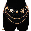 Alloy Sun Link 3 Layer Waist Chains for Women WGF4895-01-1