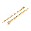 304 Stainless Steel Hair Bobby Pins Findings STAS-F329-02A-G-3