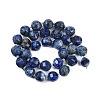 Natural Lapis Lazuli Beads Strands G-G182-B01-06-3