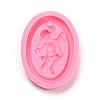 Oval with Angel Pendant DIY Silicone Molds SIMO-P003-06C-2