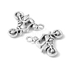 Tibetan Style Alloy Rider Motorcycle Pendants X-TIBEP-12941-AS-LF-2