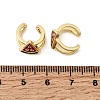 Brass Cuff Earrings EJEW-C186-02D-G-5