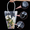 Valentine's Day SUPERFINDINGS 6Pcs Trapezoid PP Plastic Gift Bags ABAG-FH0001-06-3