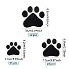 Waterproof Dog Paw Prints Pattern Paper Stickers DIY-WH0175-10-2