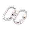 Brass Spring Ring Clasps KK-Q814-11P-02-2