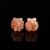 Natural Peach Moonstone Fox Beads PW-WG3927E-01-2