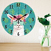 MDF Printed Wall Clock HJEW-WH0058-006-5