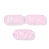 Spray Painted Transparent Glass Connector Charms X1-GLAA-H035-06J-1