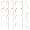 BENECREAT 20Pcs 2 Colors Brass Pendants KK-BC0009-25-1