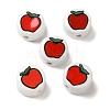 Christmas Theme Handmade Porcelain Beads PORC-NH0001-01B-1