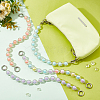 4Pcs 4 Colors Candy AB Colored Round Plastic Beaded Bag Handle DIY-WR0001-77-5