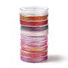 10 Rolls 10 Colors 6-Ply PET Polyester Cord OCOR-L046-03A-1