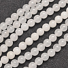 Natural Round White Jade Bead Strands X-G-P070-01-8mm-2