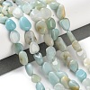 Natural Flower Amazonite Beads Strands G-P497-01C-27-2