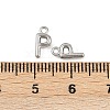 304 Stainless Steel Charms STAS-G356-08P-P-3
