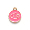 Alloy Enamel Pendants X-ENAM-S124-01A-03D-2