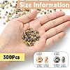 300Pcs 6 Styles CCB Plastic Beads FIND-YW0004-93A-3