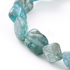 Natural Apatite Beads Stretch Bracelets BJEW-JB05879-02-2