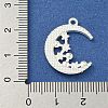 Alloy Micro Pave Clear Cubic Zirconia Pendants FIND-Z061-03S-3