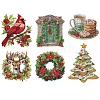 6Pcs Christmas DIY Diamond Painting Sticker Kits PW-WG43DA5-01-1