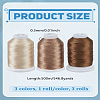 3 Rolls 3 Colors Nylon Thread NWIR-LP0001-05C-2