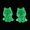 Luminous Resin Cute Little Dog Ornaments RESI-R459-02A-3