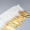 Golden Plated Goose Feather Cloth Strand Costume Accessories FIND-T014-01B-1