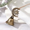 Iron Bell Pendant Decoration HJEW-JM02232-2