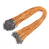 Waxed Cotton Cord Necklace Making LS-MAK-S034-023-1