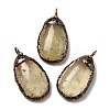 Natural Prehnite Pendants G-K381-05R-03-1