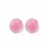 Two Tone Transparent Spray Painted Glass Beads GLAA-Q092-06-C05-3
