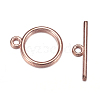 Tibetan Style Toggle Clasps TIBE-A12208-RG-NR-3