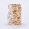 Brass Paperclip Chains CHC-G007-01G-01-7