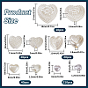 300Pcs 5 Styles ABS Plastic Imitation Pearl  Beads KY-SP0001-23-2