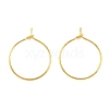 Brass Wine Glass Charm Rings X-EC067-1G-2