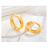 Brass Ring Hoop Earrings for Women EJEW-A121-17B-G-1