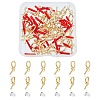 SUPERFINDINGS 40Pcs Alloy Stud Earring Findings FIND-FH0005-75-1