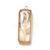 Brass Enamel Pendants KK-K252-10G-05-2