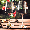 Christmas Theme Alloy Enamel Wine Glass Charms AJEW-AB00024-6