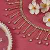 1 Yard Brass Rhinestone Cup Chains FIND-SZ0002-20-3