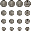 40Pcs 3-Hole Brass Buttons BUTT-CY0001-18B-6